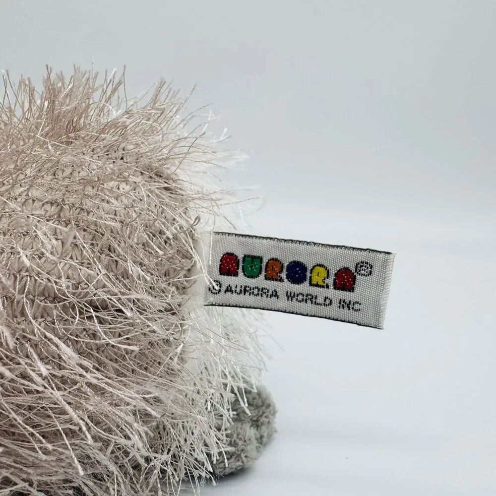 Aurora World  Graduation White Owl Soft Plush Animal Rainbow Tag Rare